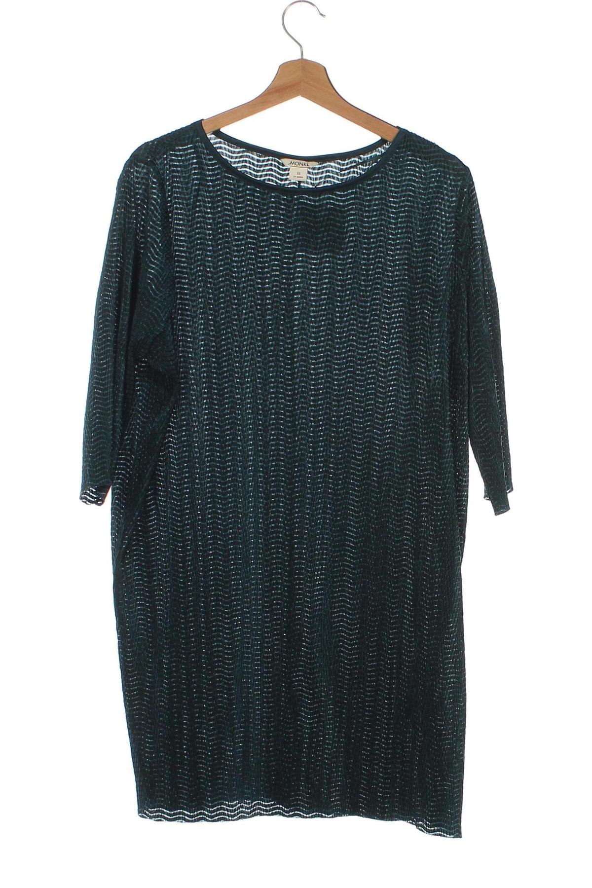 Kleid Monki, Größe XS, Farbe Grün, Preis 9,99 €