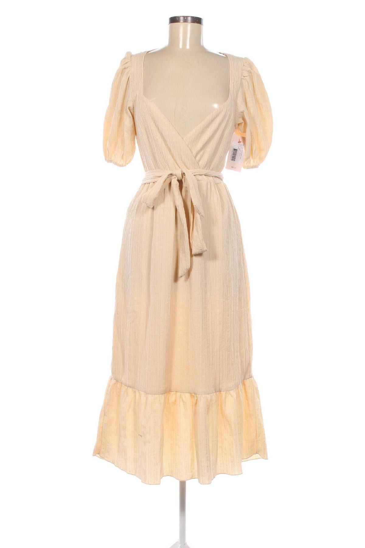 Kleid Nelly, Größe S, Farbe Beige, Preis 16,99 €