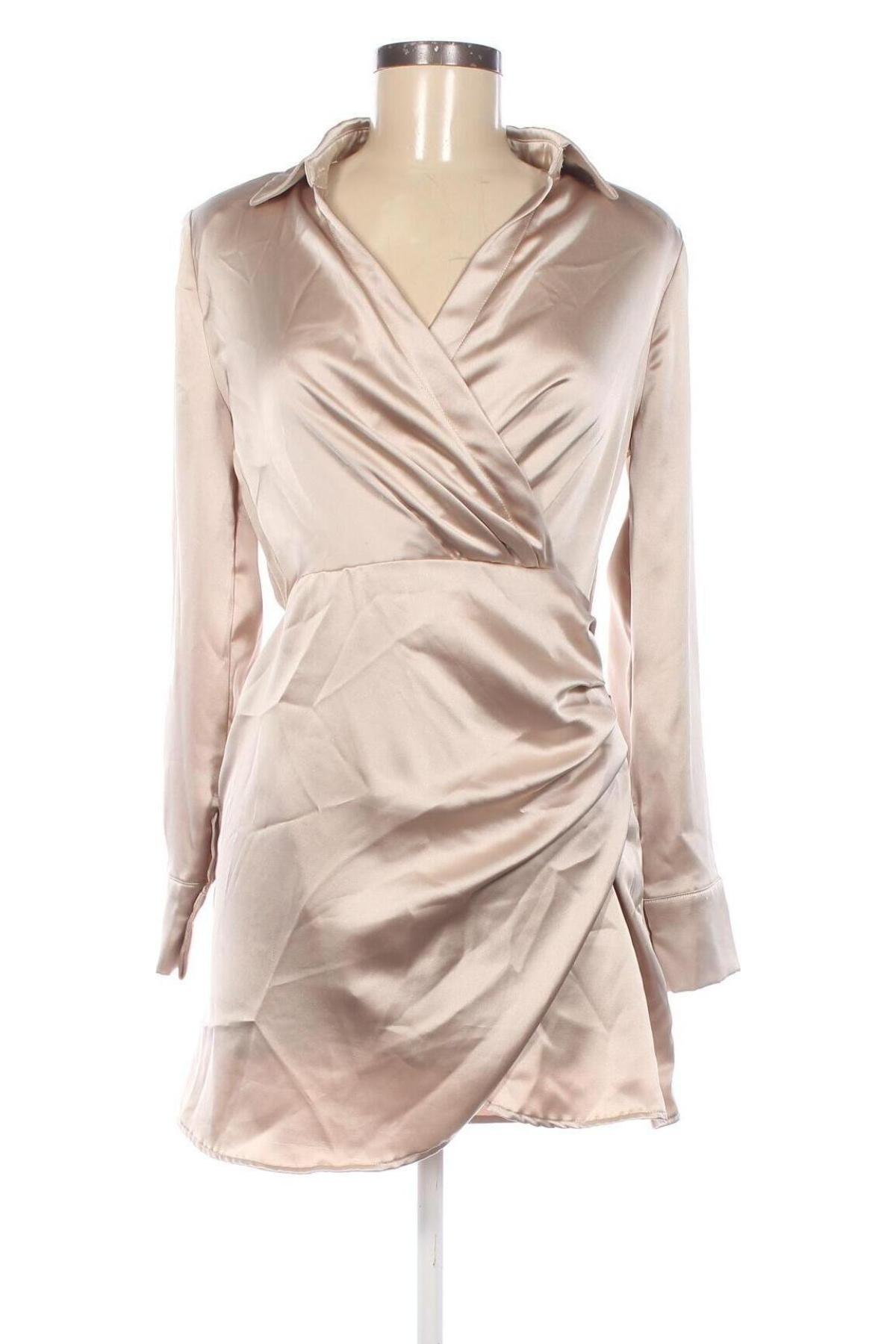 Kleid Stradivarius, Größe S, Farbe Beige, Preis € 9,49