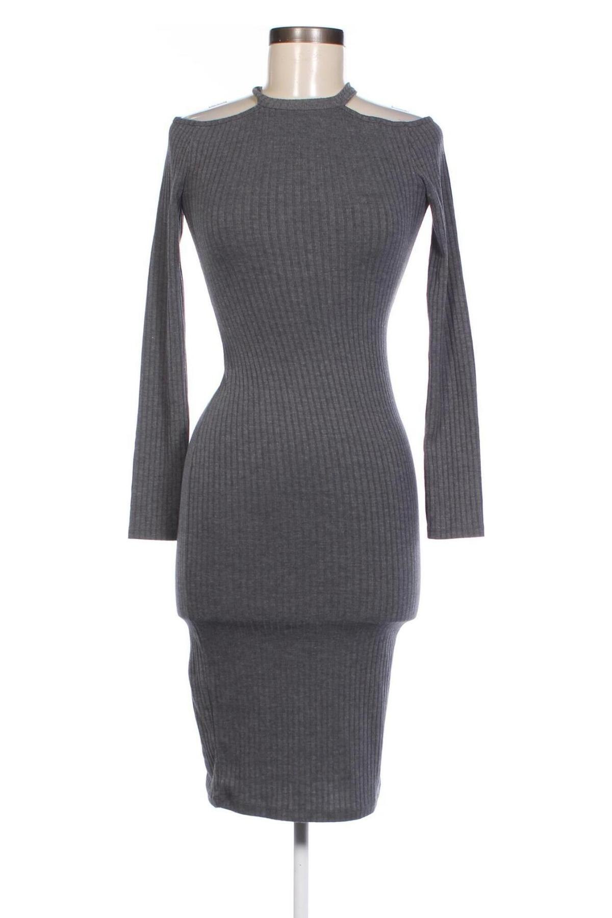 Kleid Terranova, Größe XS, Farbe Grau, Preis 5,99 €