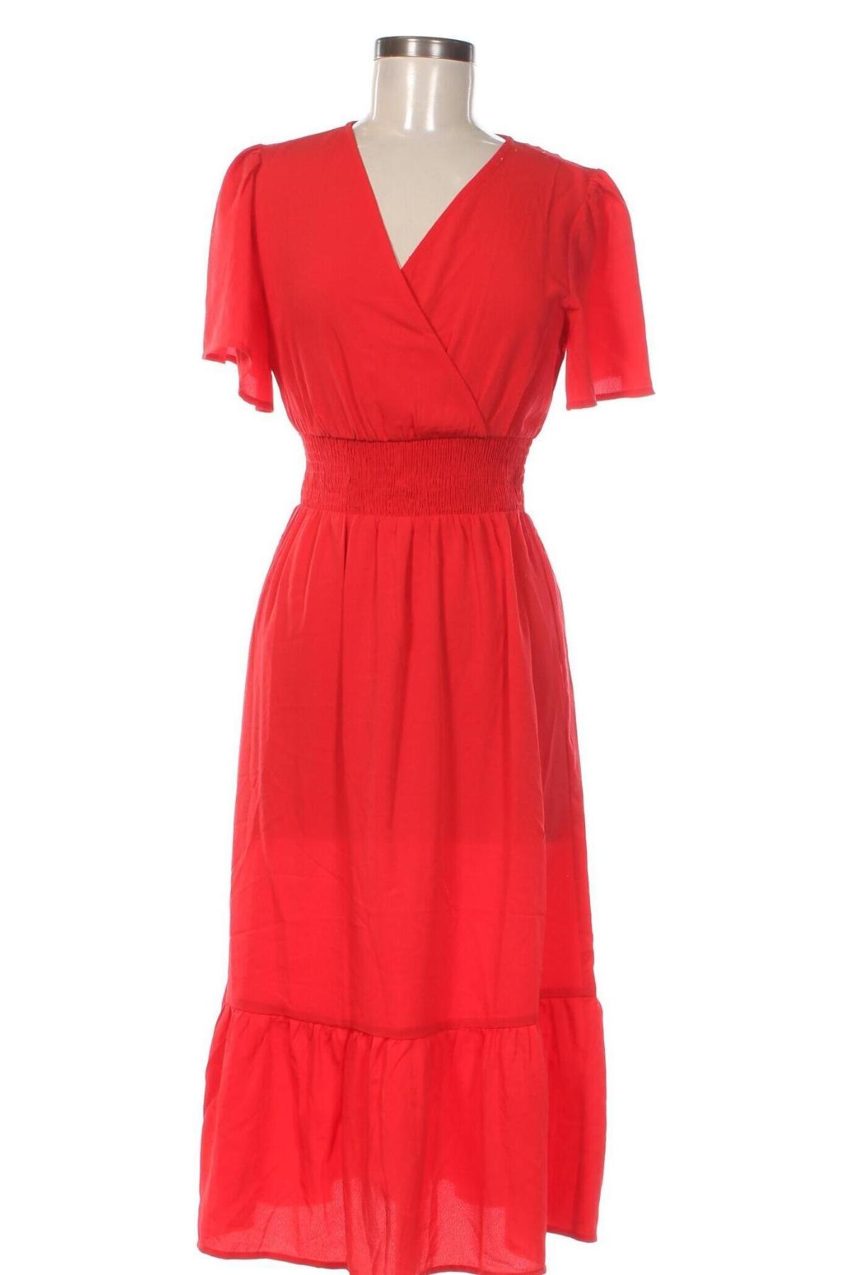 Kleid VILA, Größe XS, Farbe Rot, Preis € 12,49