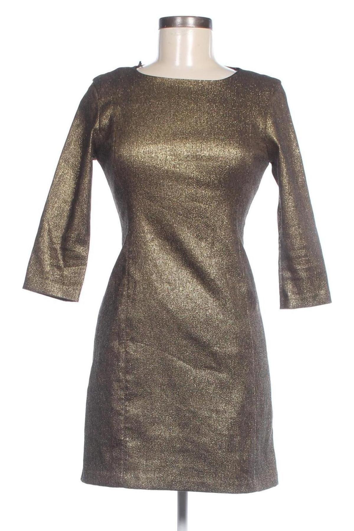 Kleid Zara Trafaluc, Größe S, Farbe Golden, Preis € 10,99