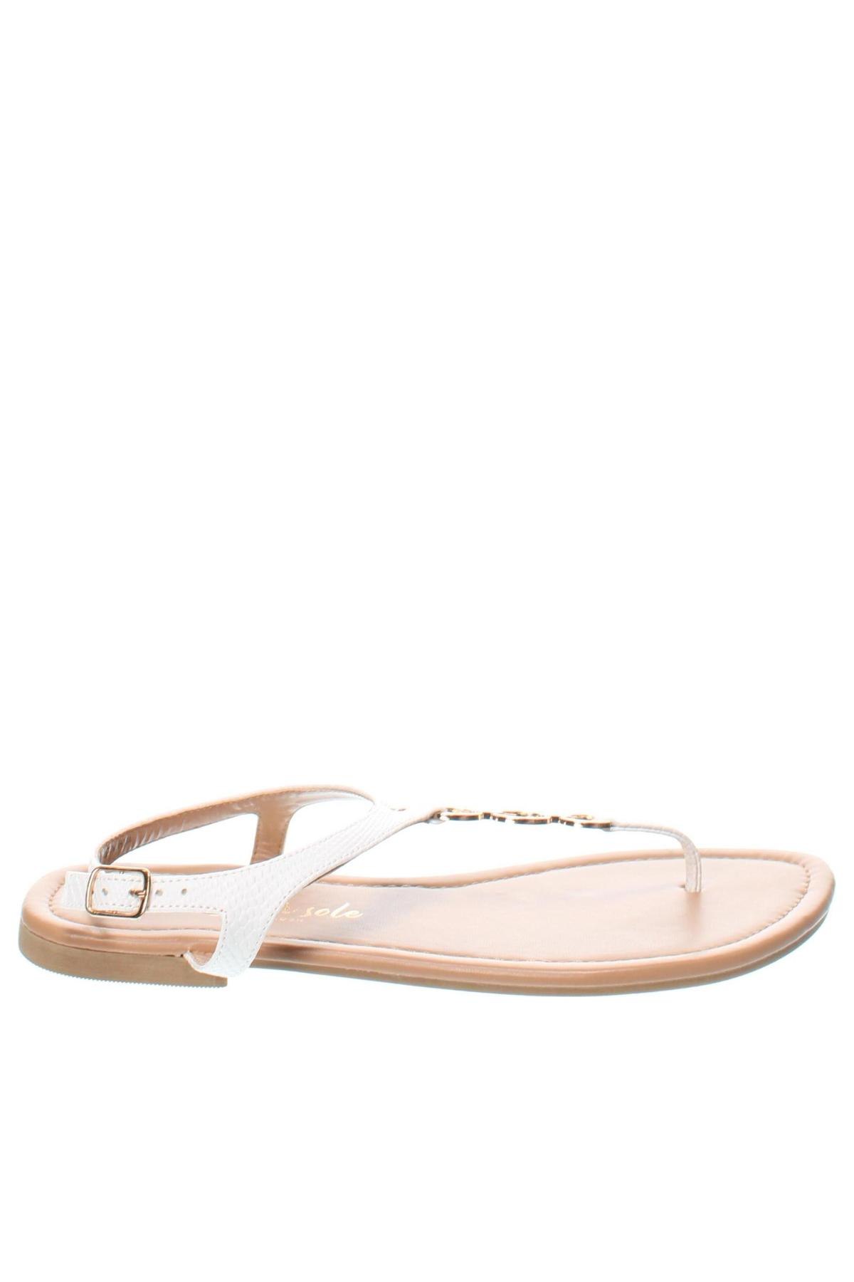 Sandalen New Look, Größe 40, Farbe Weiß, Preis 8,49 €