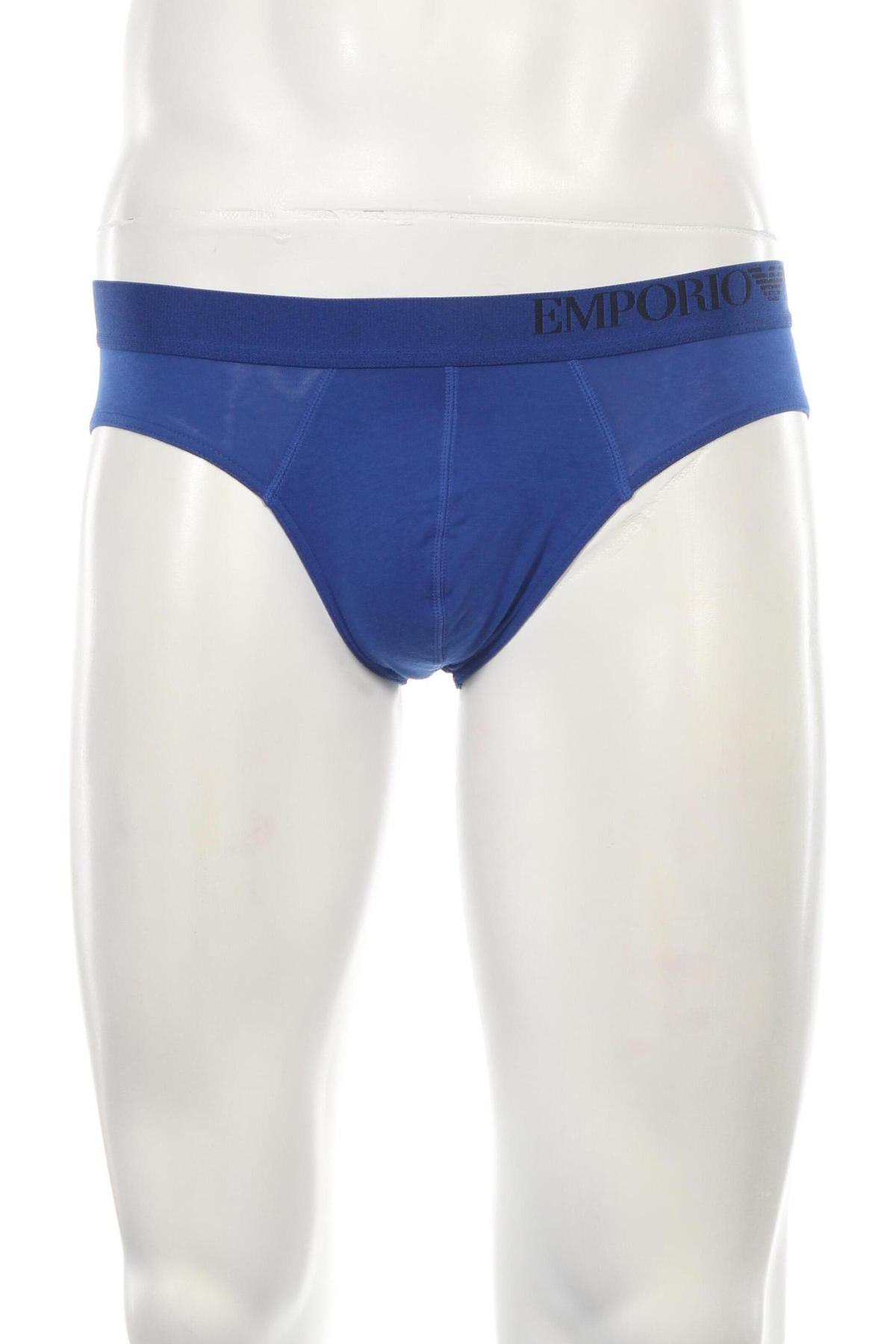 Slipy Emporio Armani Underwear, Velikost S, Barva Modrá, Cena  729,00 Kč