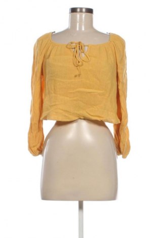 Damen Shirt Bershka, Größe S, Farbe Gelb, Preis 13,99 €