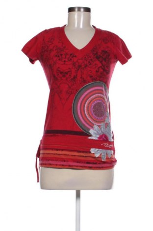 Bluzka damska Desigual, Rozmiar S, Kolor Czerwony, Cena 59,02 zł