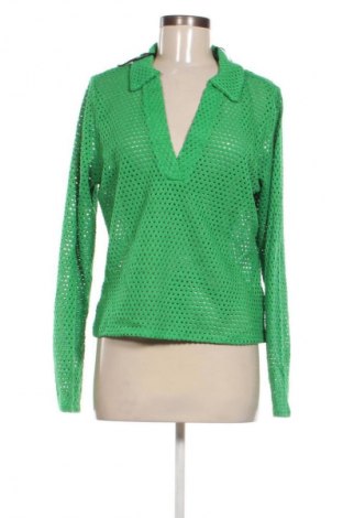 Дамска блуза H&M, Размер L, Цвят Зелен, Цена 19,99 лв.