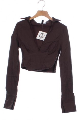 Bluzka damska H&M Divided, Rozmiar XXS, Kolor Brązowy, Cena 44,94 zł