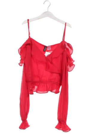 Dámska blúza H&M Divided, Veľkosť S, Farba Červená, Cena  11,95 €