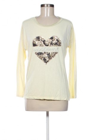 Damen Shirt Made With Love, Größe L, Farbe Gelb, Preis 7,99 €
