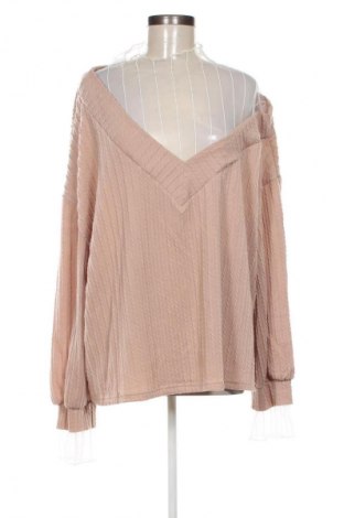 Dámská halenka SHEIN, Velikost 4XL, Barva Béžová, Cena  309,00 Kč