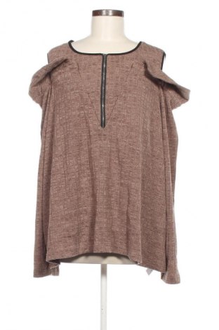 Bluză de femei SHEIN, Mărime 5XL, Culoare Maro, Preț 65,99 Lei