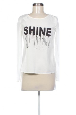 Γυναικεία μπλούζα Shine, Μέγεθος S, Χρώμα Λευκό, Τιμή 10,00 €