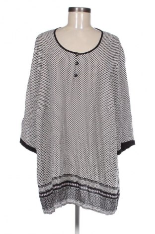 Γυναικεία μπλούζα Ulla Popken, Μέγεθος 3XL, Χρώμα Πολύχρωμο, Τιμή 11,99 €