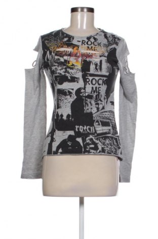 Damen Shirt Via Delle Rose, Größe M, Farbe Grau, Preis 24,55 €