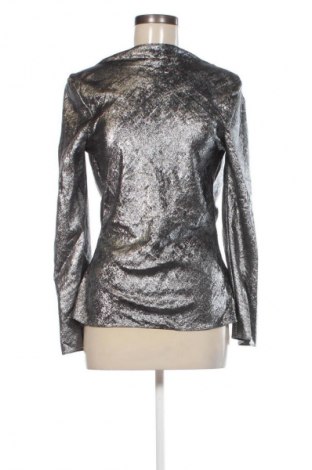 Bluză de femei Zara, Mărime S, Culoare Argintiu, Preț 93,99 Lei