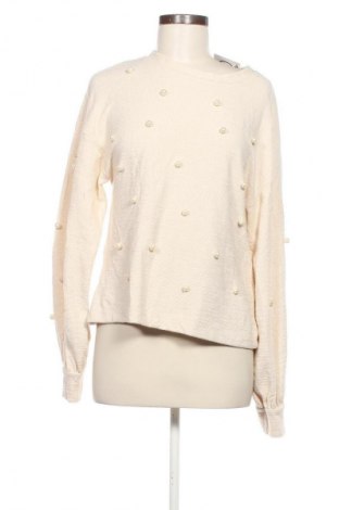 Damen Shirt Zara Trafaluc, Größe M, Farbe Ecru, Preis 18,99 €