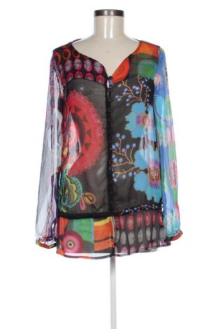 Дамска риза Desigual, Размер S, Цвят Многоцветен, Цена 55,99 лв.