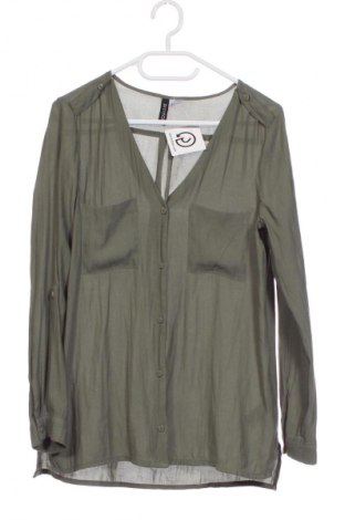 Дамска риза H&M Divided, Размер XS, Цвят Зелен, Цена 25,99 лв.