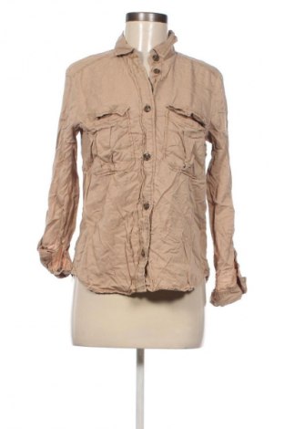Cămașă de femei H&M Divided, Mărime S, Culoare Bej, Preț 86,99 Lei