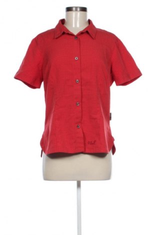 Damska koszula Jack Wolfskin, Rozmiar L, Kolor Czerwony, Cena 92,99 zł
