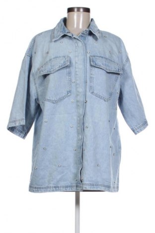 Damenbluse ONLY Carmakoma, Größe XL, Farbe Blau, Preis 31,99 €