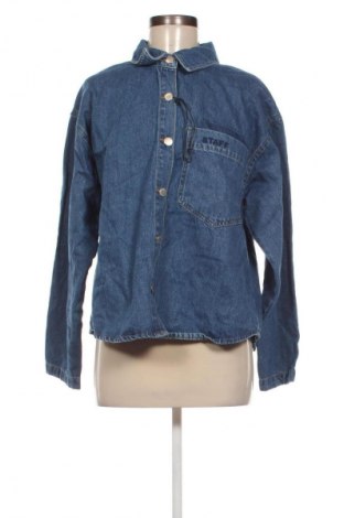 Cămașă de femei Pull&Bear, Mărime M, Culoare Albastru, Preț 86,99 Lei
