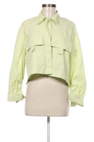 Cămașă de femei Zara, Mărime M, Culoare Verde, Preț 86,92 Lei