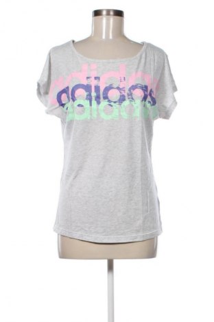 Γυναικείο t-shirt Adidas Neo, Μέγεθος S, Χρώμα Γκρί, Τιμή 14,00 €