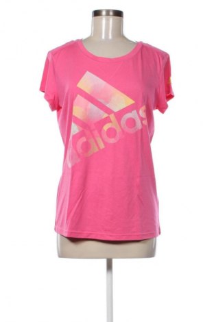 Γυναικείο t-shirt Adidas, Μέγεθος M, Χρώμα Ρόζ , Τιμή 14,00 €