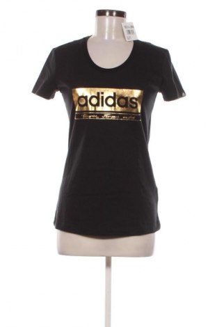 Damski T-shirt Adidas, Rozmiar XS, Kolor Czarny, Cena 142,99 zł