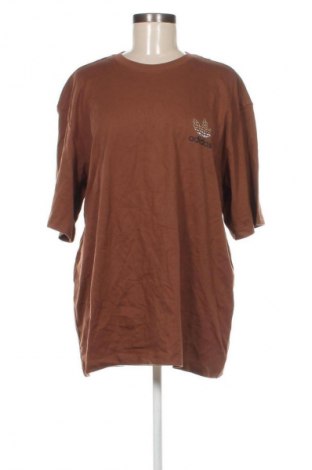 Γυναικείο t-shirt Adidas Originals, Μέγεθος M, Χρώμα Καφέ, Τιμή 31,99 €