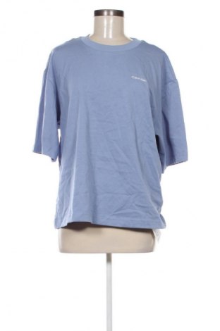 Tricou de femei Calvin Klein Jeans, Mărime L, Culoare Albastru, Preț 265,99 Lei