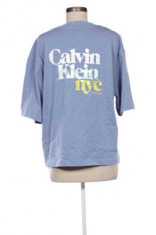 Tricou de femei Calvin Klein Jeans, Mărime L, Culoare Albastru, Preț 265,99 Lei