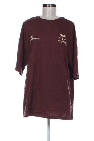 Damski T-shirt Even&Odd, Rozmiar L, Kolor Brązowy, Cena 91,99 zł
