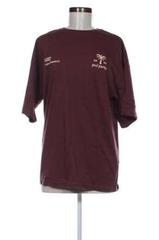 Damski T-shirt Even&Odd, Rozmiar XS, Kolor Brązowy, Cena 73,99 zł