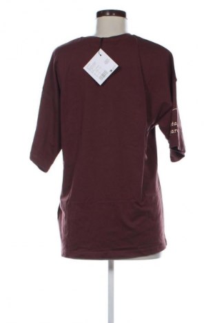 Damski T-shirt Even&Odd, Rozmiar XS, Kolor Brązowy, Cena 73,99 zł
