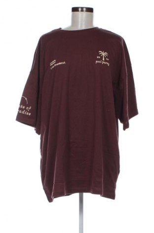 Γυναικείο t-shirt Even&Odd, Μέγεθος XL, Χρώμα Καφέ, Τιμή 17,99 €