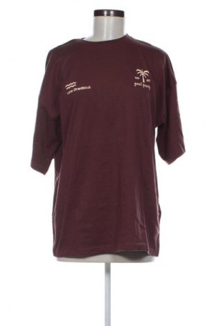 Damski T-shirt Even&Odd, Rozmiar XS, Kolor Czerwony, Cena 91,99 zł