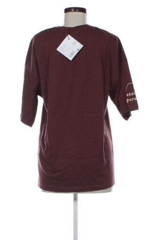 Damski T-shirt Even&Odd, Rozmiar XS, Kolor Czerwony, Cena 91,99 zł