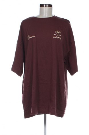 Damski T-shirt Even&Odd, Rozmiar XL, Kolor Czerwony, Cena 91,99 zł