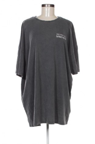 Damski T-shirt Even&Odd, Rozmiar XXL, Kolor Szary, Cena 91,99 zł