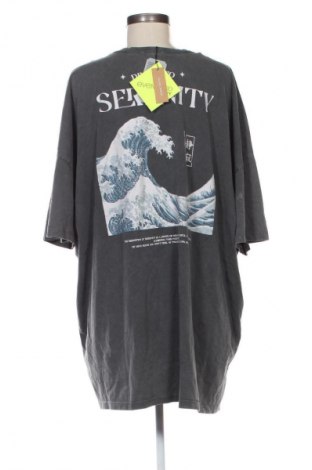 Damski T-shirt Even&Odd, Rozmiar XXL, Kolor Szary, Cena 91,99 zł