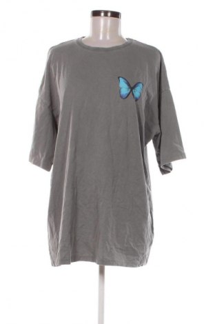 Damski T-shirt Even&Odd, Rozmiar L, Kolor Szary, Cena 91,99 zł