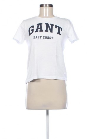 Damen T-Shirt Gant, Größe XS, Farbe Weiß, Preis € 11,99