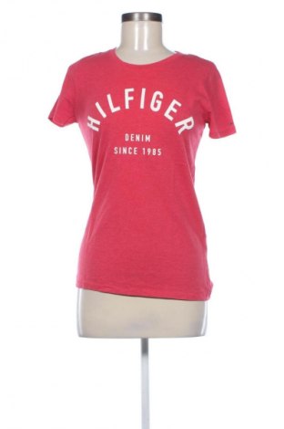 Дамска тениска Hilfiger Denim, Размер XS, Цвят Червен, Цена 34,20 лв.