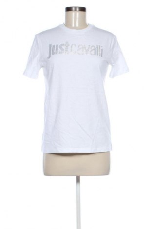 Damen T-Shirt Just Cavalli, Größe S, Farbe Weiß, Preis € 88,99