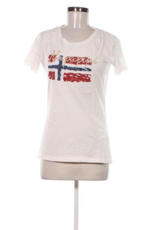 Damski T-shirt Napapijri, Rozmiar M, Kolor Biały, Cena 137,99 zł