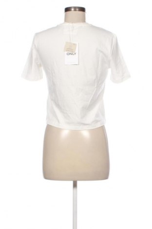 Γυναικείο t-shirt ONLY, Μέγεθος S, Χρώμα Λευκό, Τιμή 19,99 €