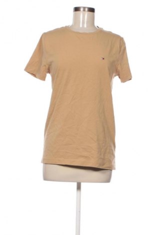 Γυναικείο t-shirt Tommy Hilfiger, Μέγεθος M, Χρώμα  Μπέζ, Τιμή 21,99 €